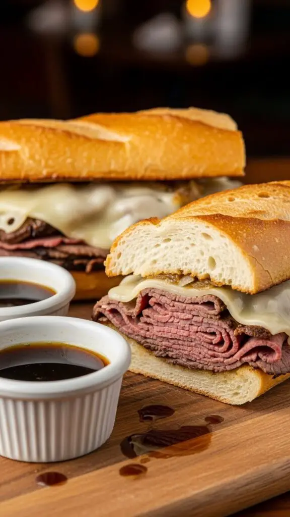 . French Dip Sandwiches