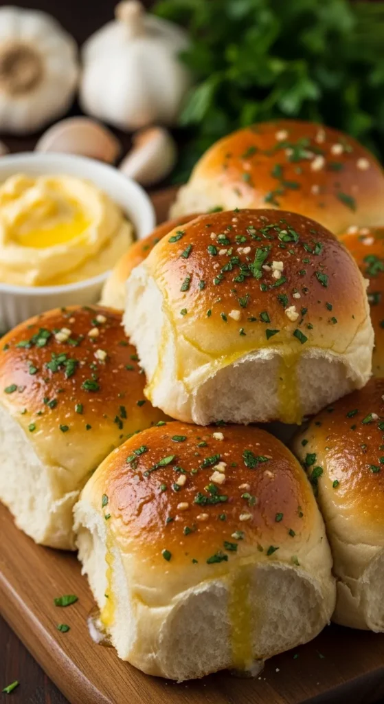 Garlic Butter Dinner Rolls