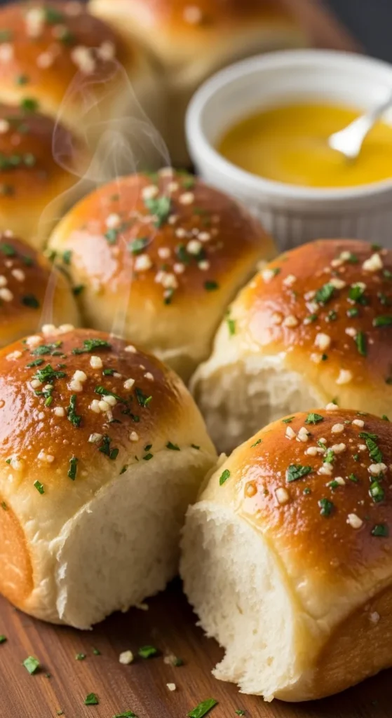 Garlic Butter Dinner Rolls