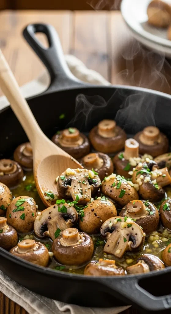 Garlic Butter Mushroom Skillet