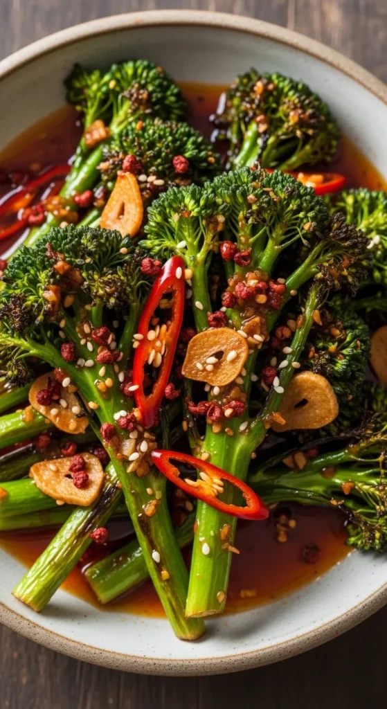 . Garlic Chili Crisp Broccolini