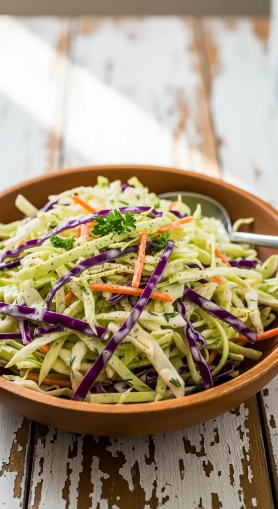 Greek Yogurt Coleslaw (No Mayo)