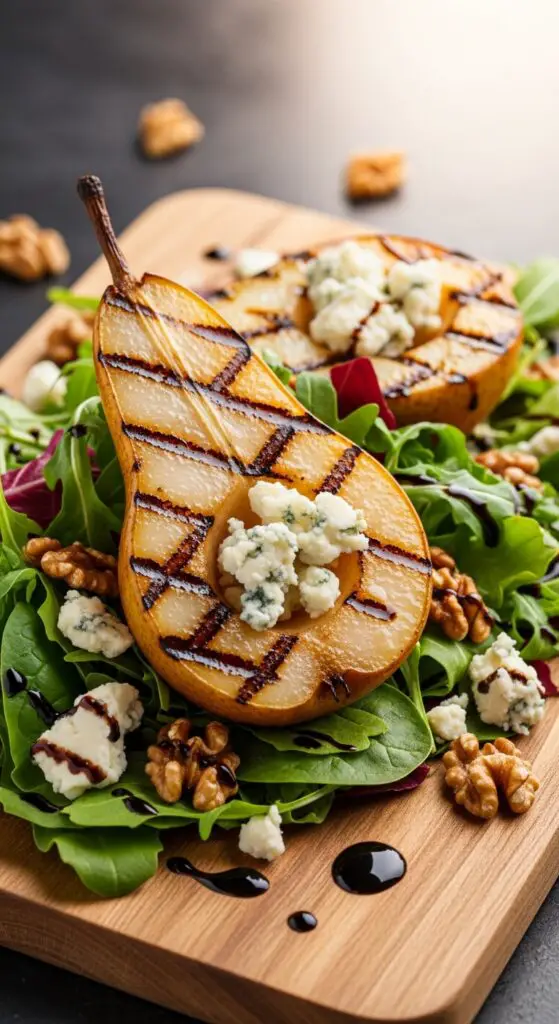 Grilled Pear & Blue Cheese Showstopper