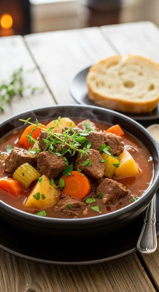 . Hearty Beef Stew Soup