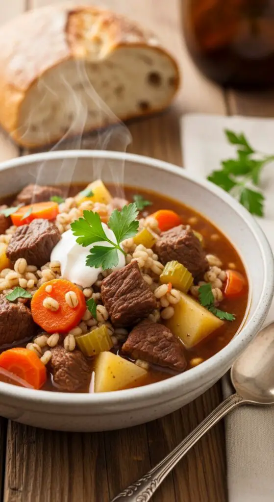 Hearty Beef and Barley Stew