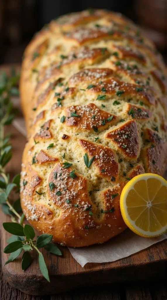 Herbed Ciabatta with Lemon & Parmesan