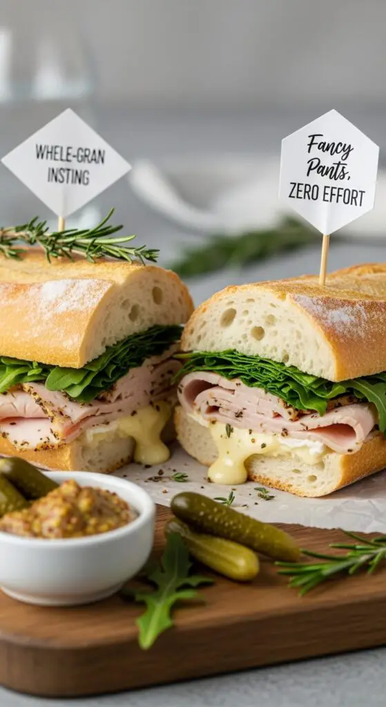 Herbed Turkey & Brie Baguette (Fancy Pants, Zero Effort)