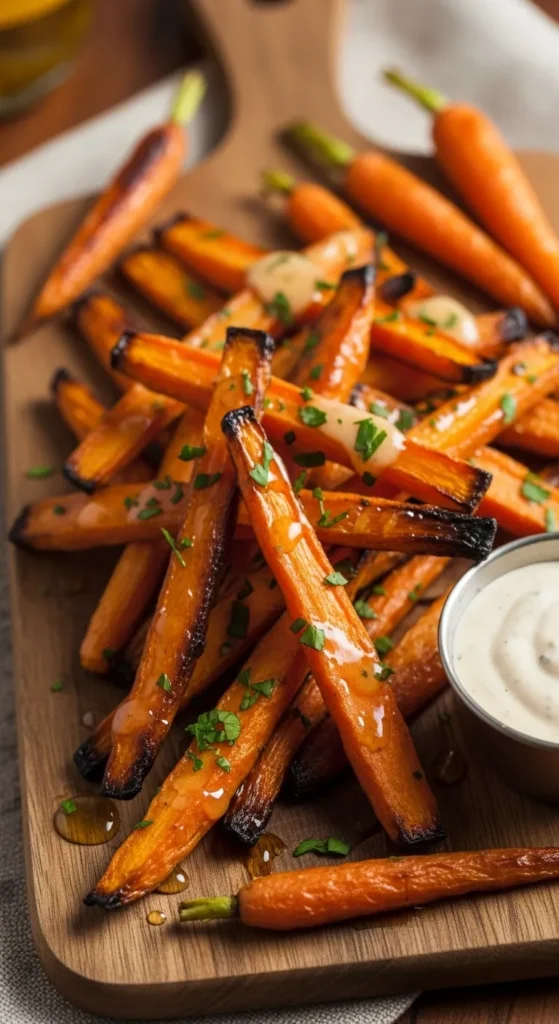 Honey Butter Roasted Carrot Fries
