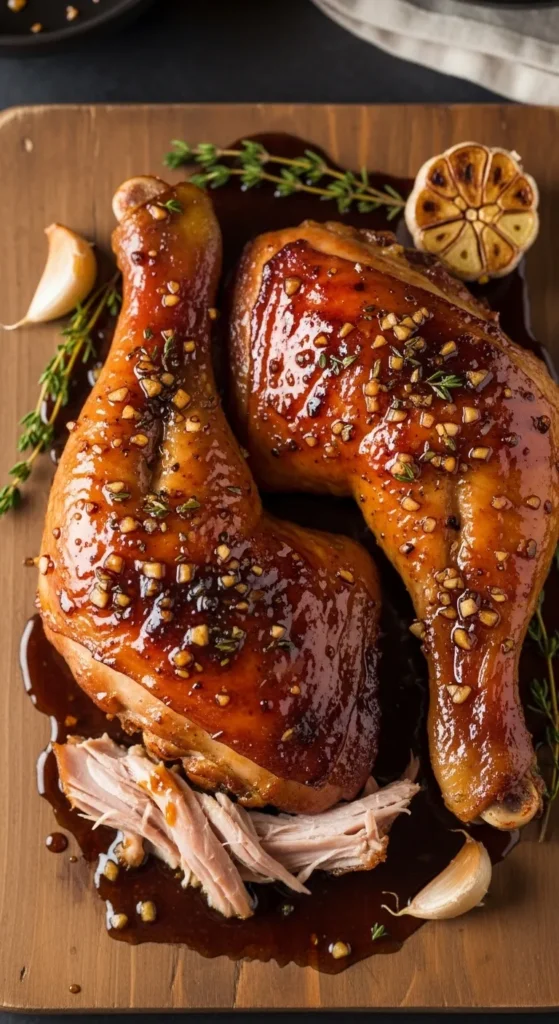 Honey-Garlic Glazed Turkey Legs That Stick to Your Fingers (In the Best Way)