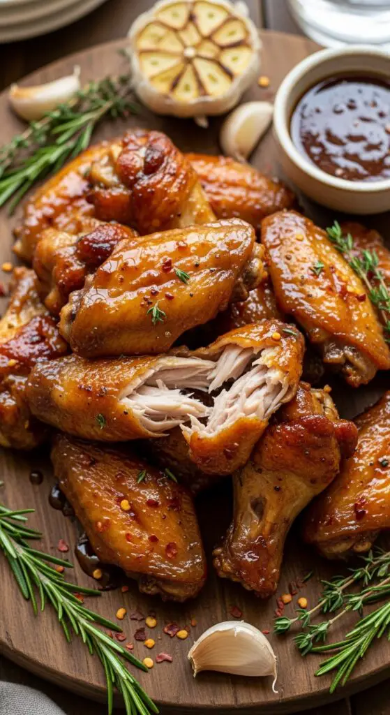 . Honey-Garlic Turkey Wings