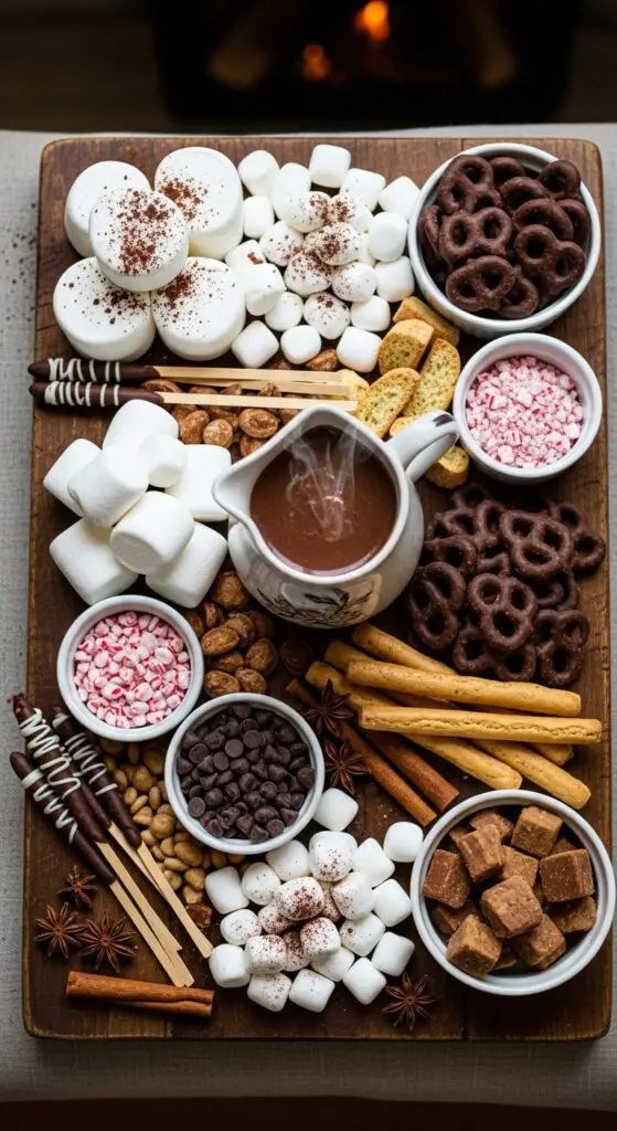 Hot Chocolate Charcuterie Board (Yes, a Board of Cocoa)