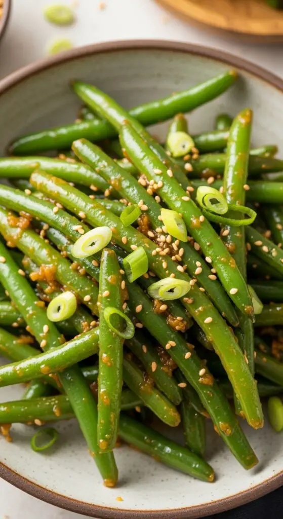 Green Bean & Mushroom Gratin (No Cream)
