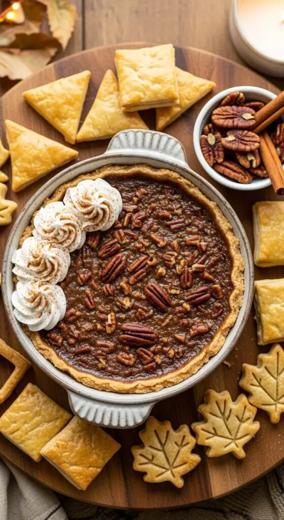 Pecan Pie Dip with Pie Crust Dippers