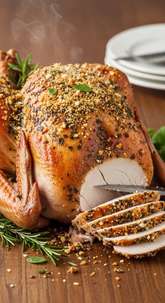 Italian Herb & Parmesan Crusted Turkey