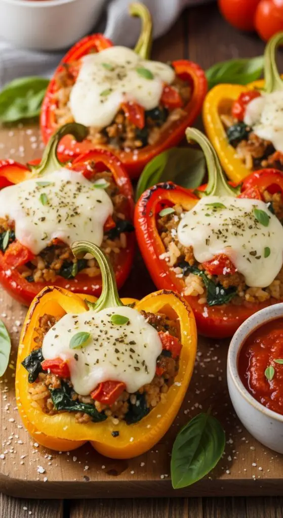 Italian Turkey Stuffed Peppers