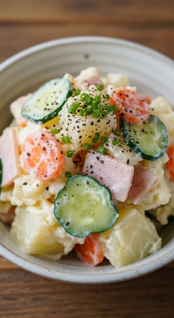 Japanese Potato Salad (Poteto Sarada)