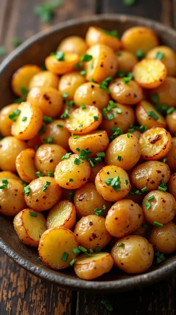 Lemon Garlic Roasted Potatoes
