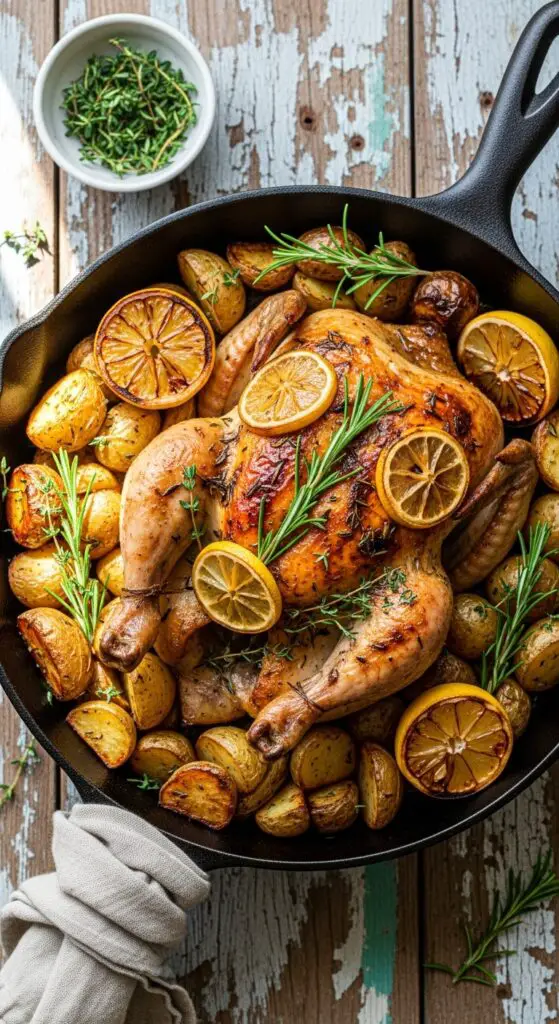 Lemon Herb Chicken & Potatoes