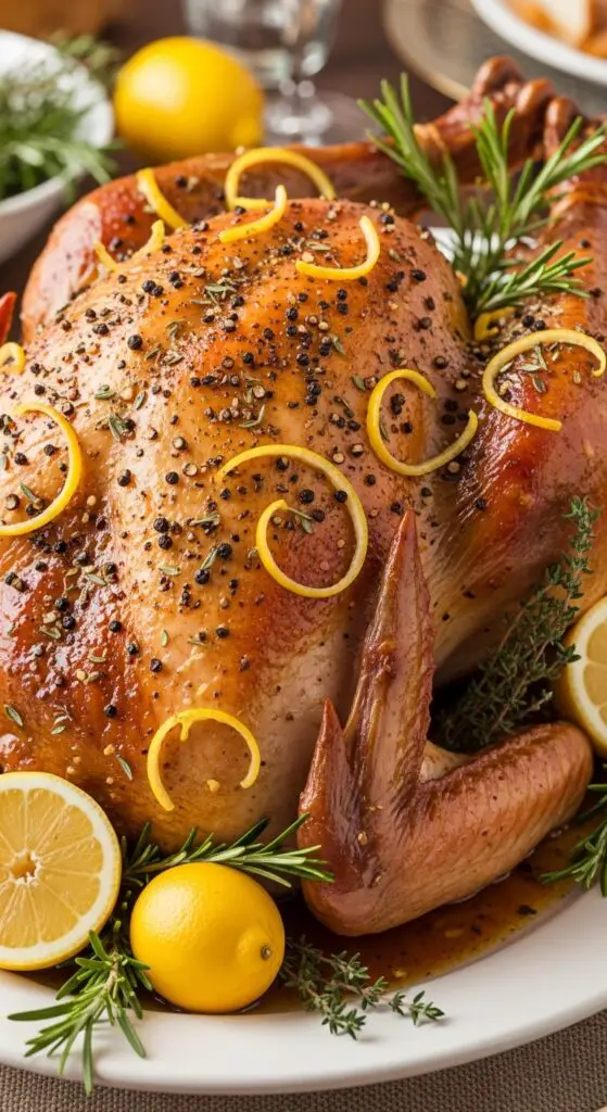 Lemon-Pepper Dry-Brined Turkey