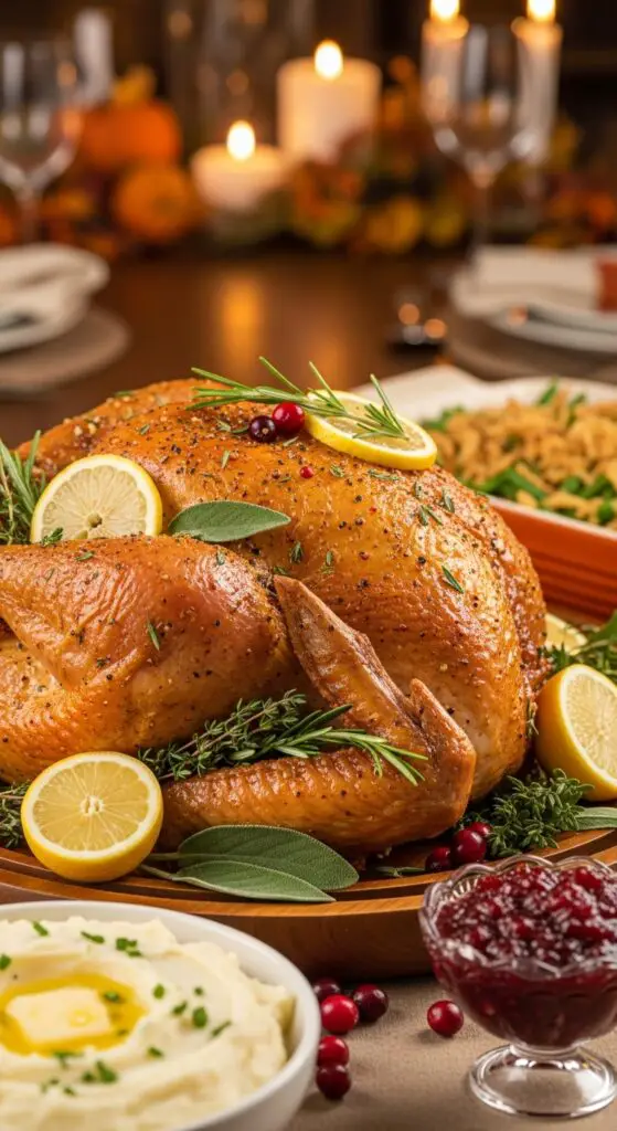 Lemon-Pepper Herb Fried Turkey