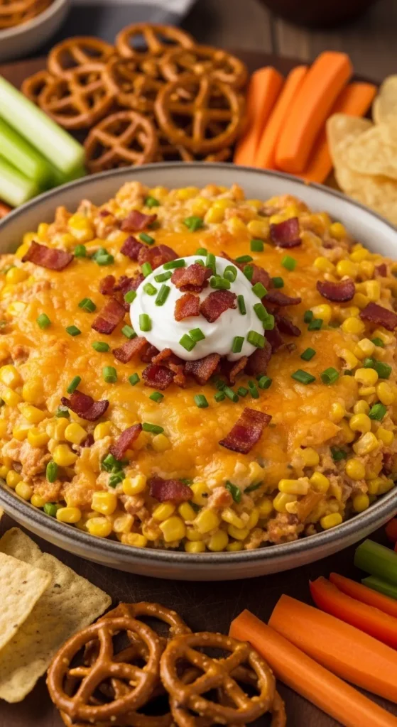 Loaded Crack Corn Dip