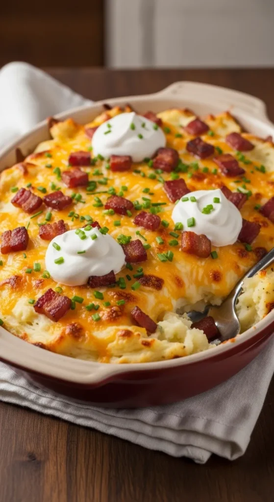 Loaded Mashed Potato Casserole