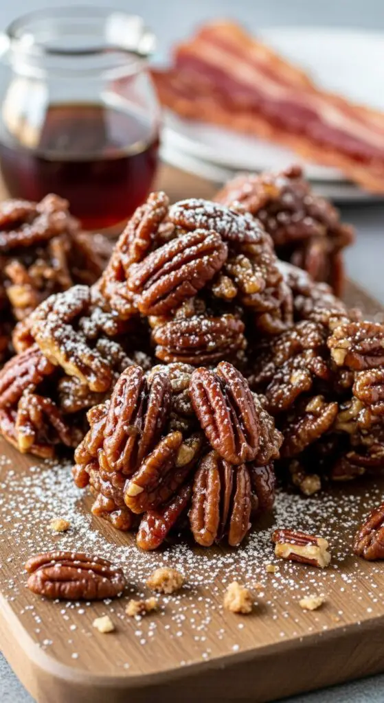 Maple-Bacon Pecan Clusters
