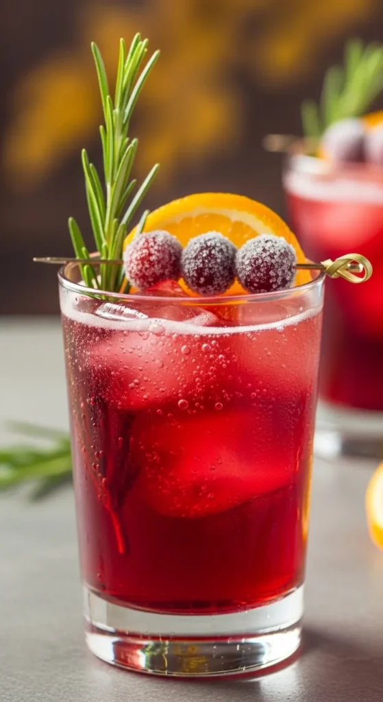 Maple Cranberry Mocktail