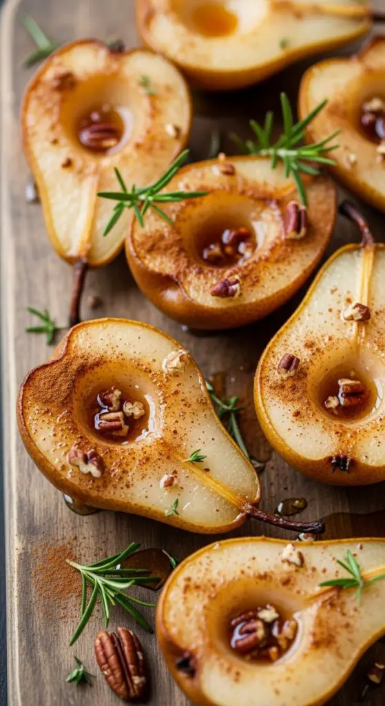 Maple Roasted Pear Halves