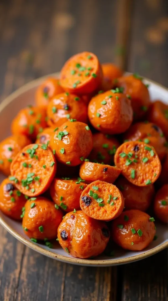 Maple Roasted Sweet Potato Bites