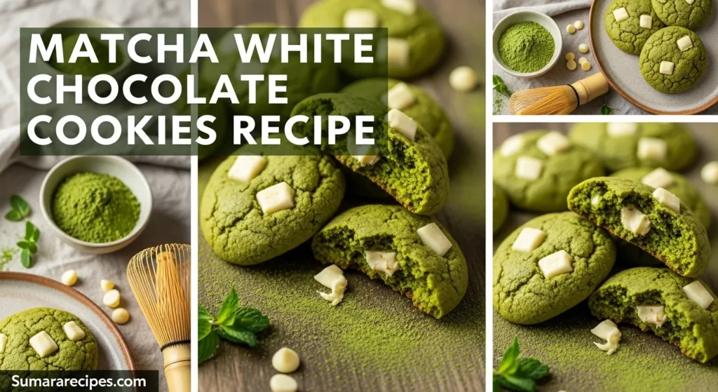 Matcha White Chocolate Cookies Recipe
