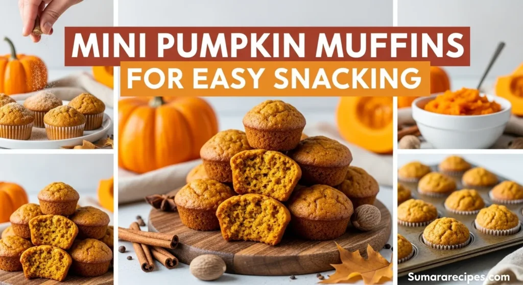Mini Pumpkin Muffins for Easy Snacking