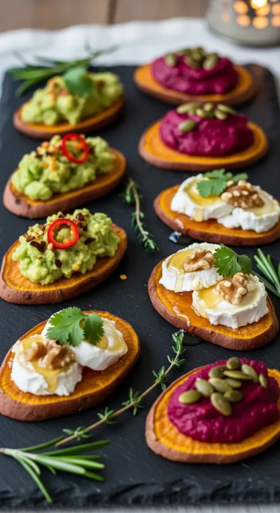 Mini Sweet Potato Toasts