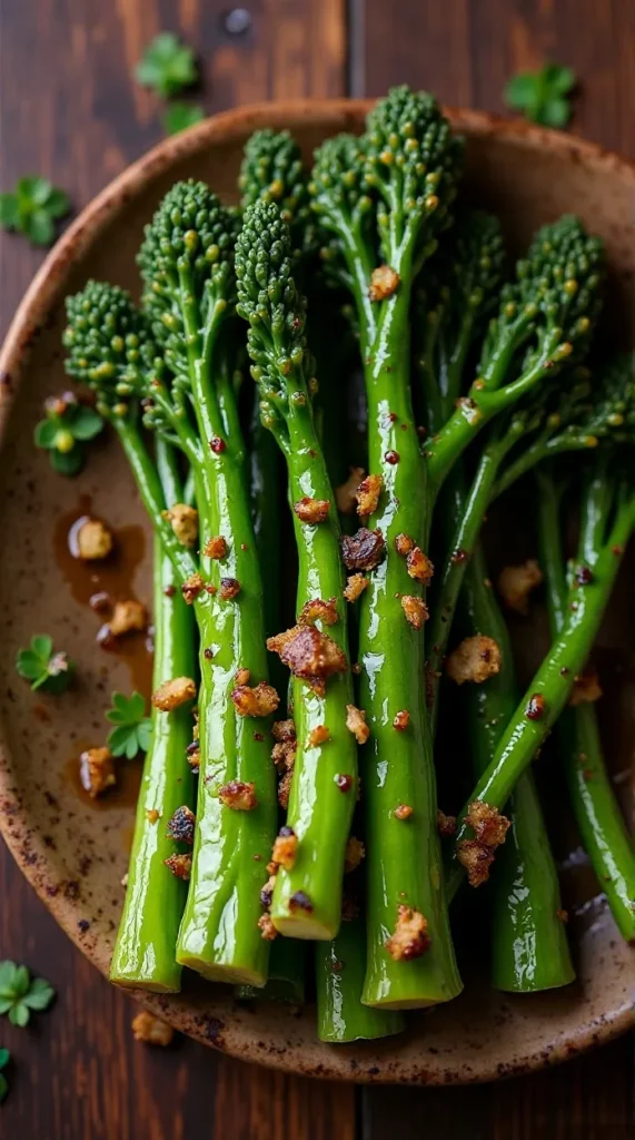 Miso Butter Glazed Broccolini