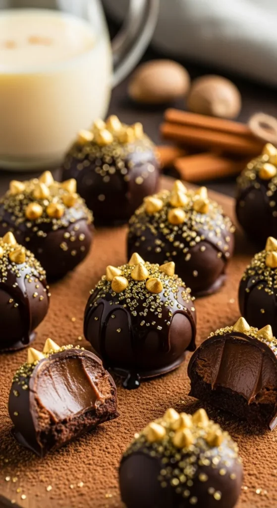 Molten Chocolate Pumpkin Lava Cakes