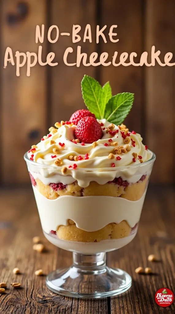 No-Bake Apple Cheesecake Trifles (20 Cups)