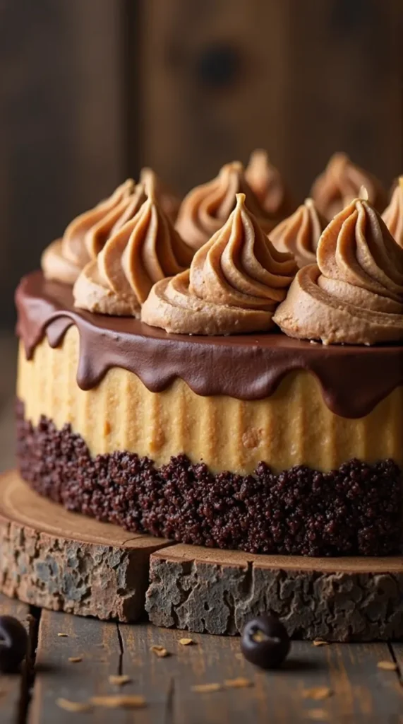 No-Bake Chocolate Peanut Butter Pie