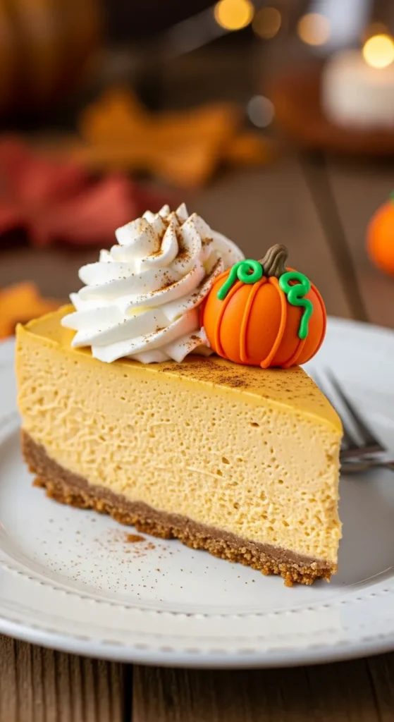 No-Bake Pumpkin Cheesecake