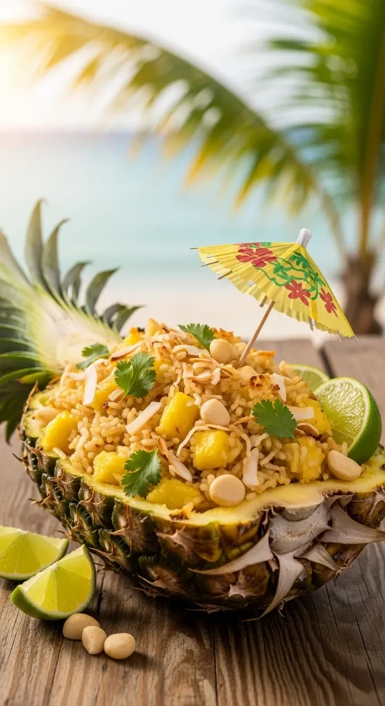 Pineapple & Coconut Rice Stuffing – Tropical Vibes