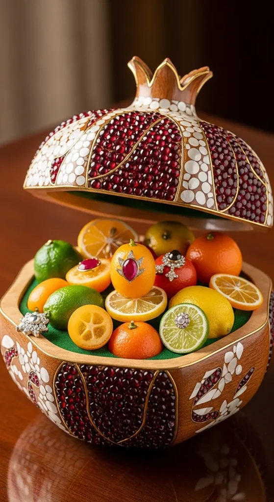 Pomegranate Jewel Box with Citrus Kick