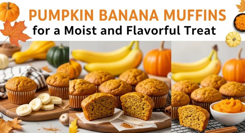 Pumpkin Banana Muffins for a Moist and Flavorful Treat