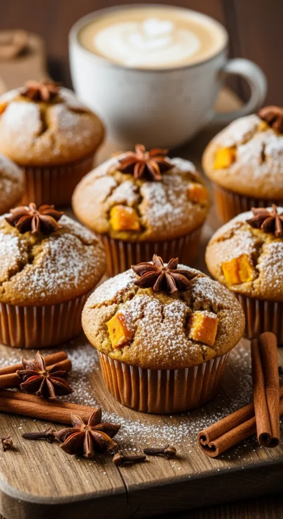 Pumpkin Chai Muffins with Cozy Spice Flavor