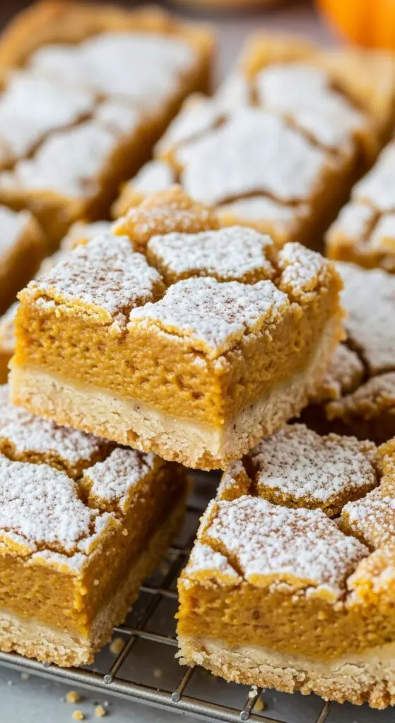 Pumpkin Gooey Butter Bars