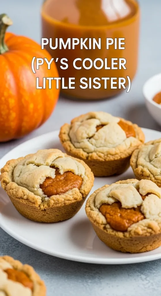 Pumpkin Pie Cookie Cups (Pie’s Cooler Little Sister)