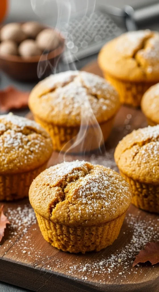 Pumpkin Spice Muffins with a Hint of Nutmeg