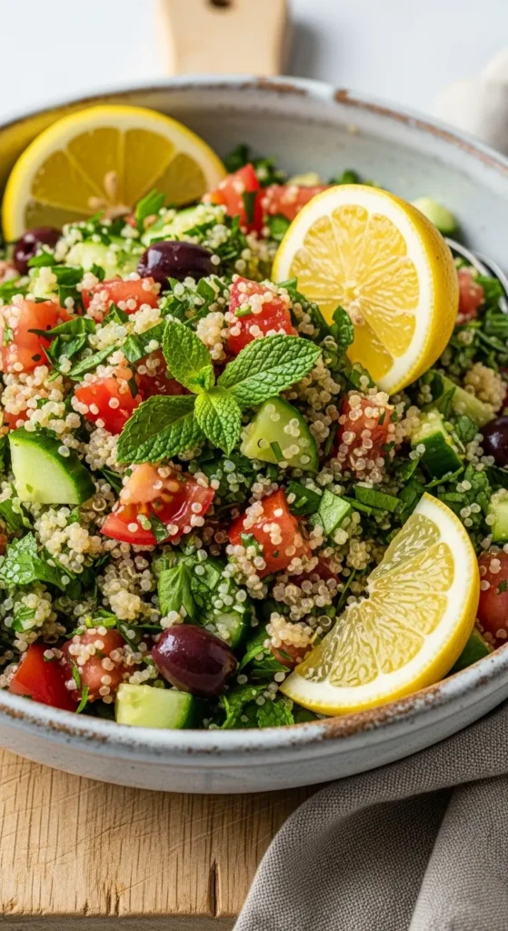 Quinoa Tabbouleh with Lemon