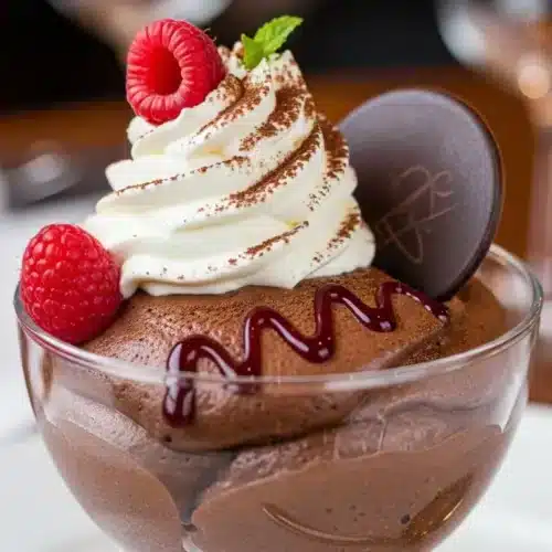  Red Wine Chocolate Mousse 