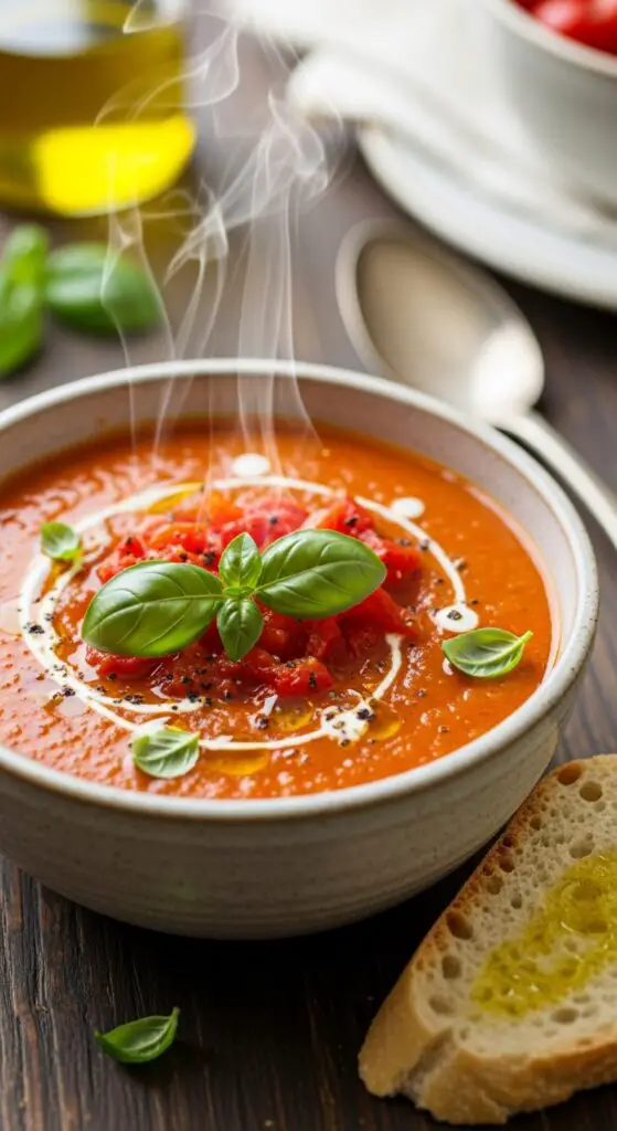 Roasted Tomato & Red Pepper Soup