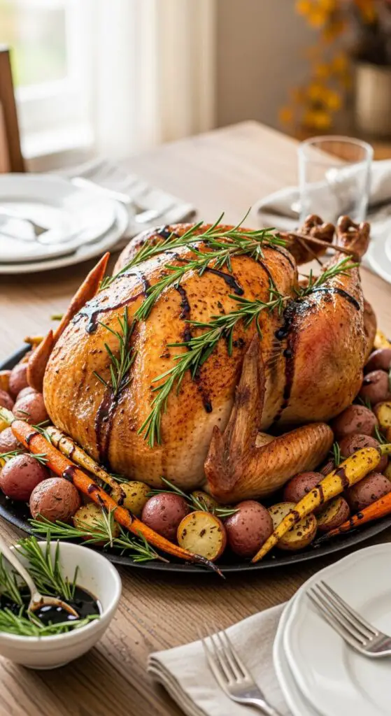 Rosemary-Balsamic Roasted Turkey