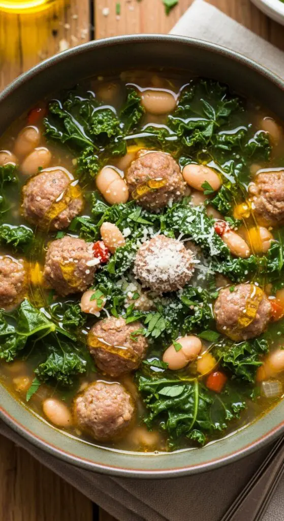 Sausage, Kale & White Bean Soup